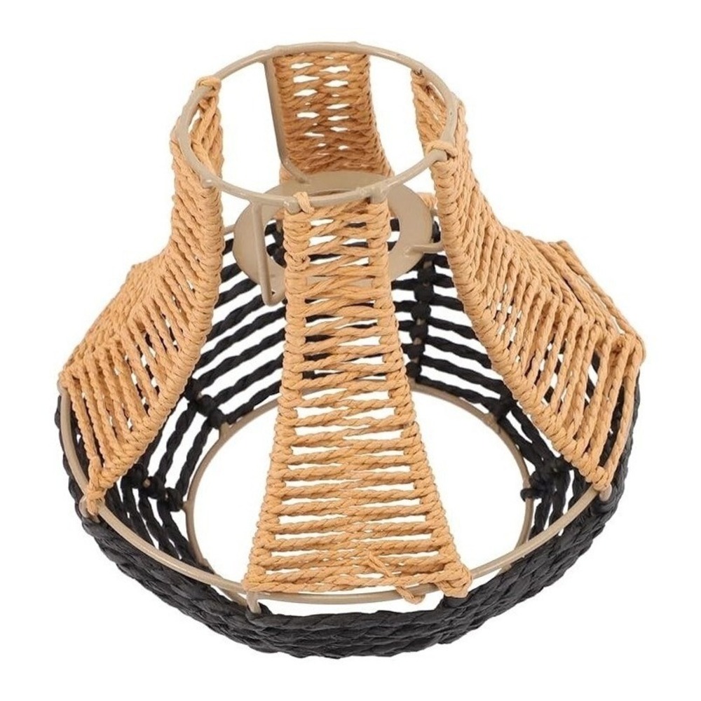 ORFOFE Boho Pendant Light Shade Imitation Rattan Hanging Home Ceiling Lamp Cover
